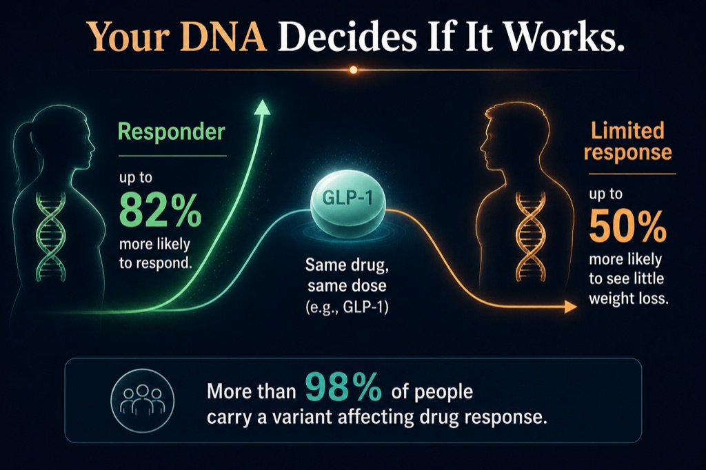 A genetic score can predict who thrives on GLP-1 drugs