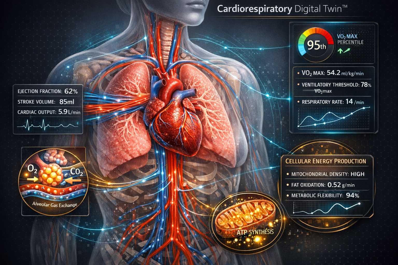 The Cardiorespiratory Digital Twin