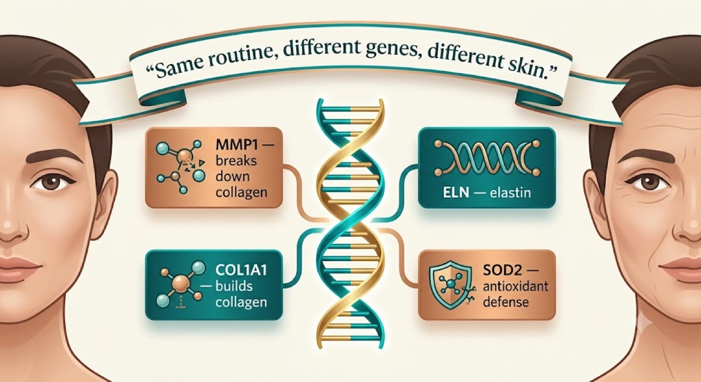 Your Matrix Genes Set the Table