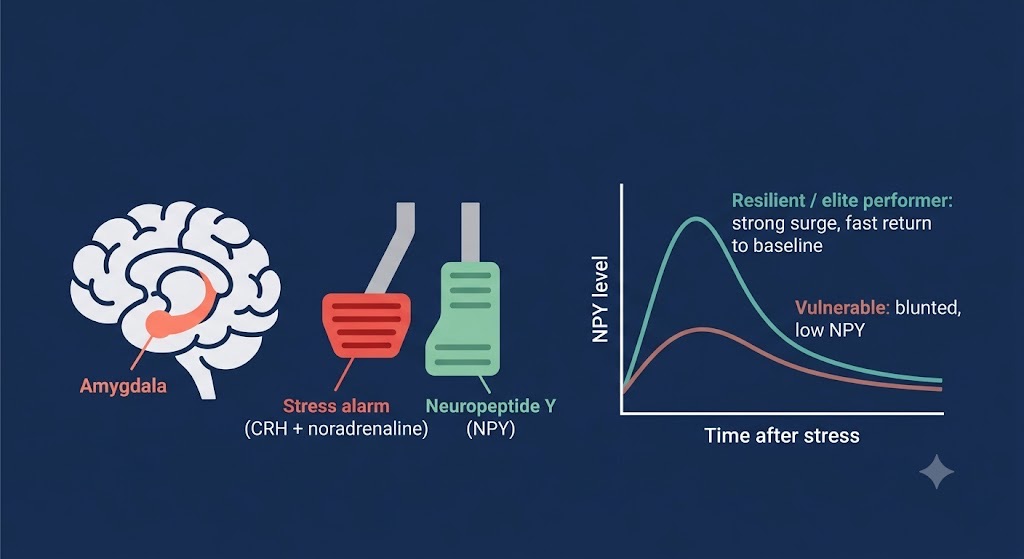Neuropeptide Y — The Brain's Built-In Stress Brake That Builds Resilience