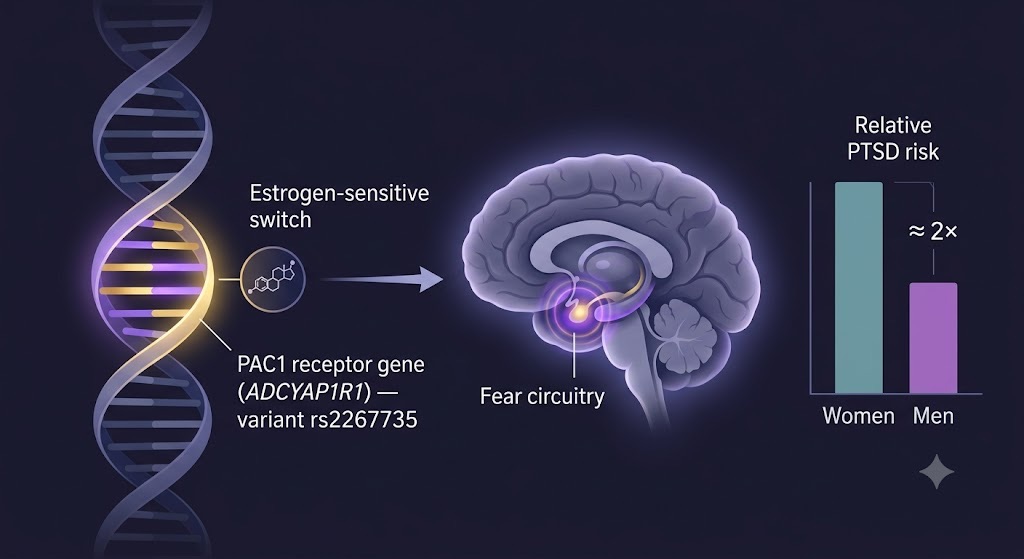 How a Single Gene Variant Shapes PTSD Risk — Especially in Women