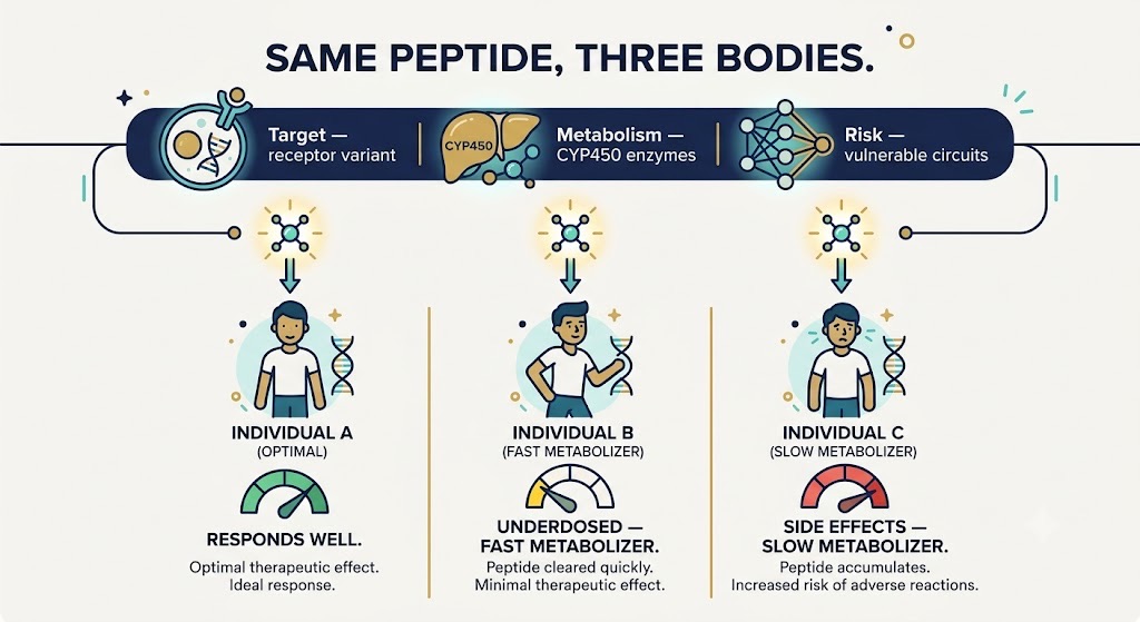 Why the Same Peptide Works for One Person and Not Another — Your Genetic Blueprint