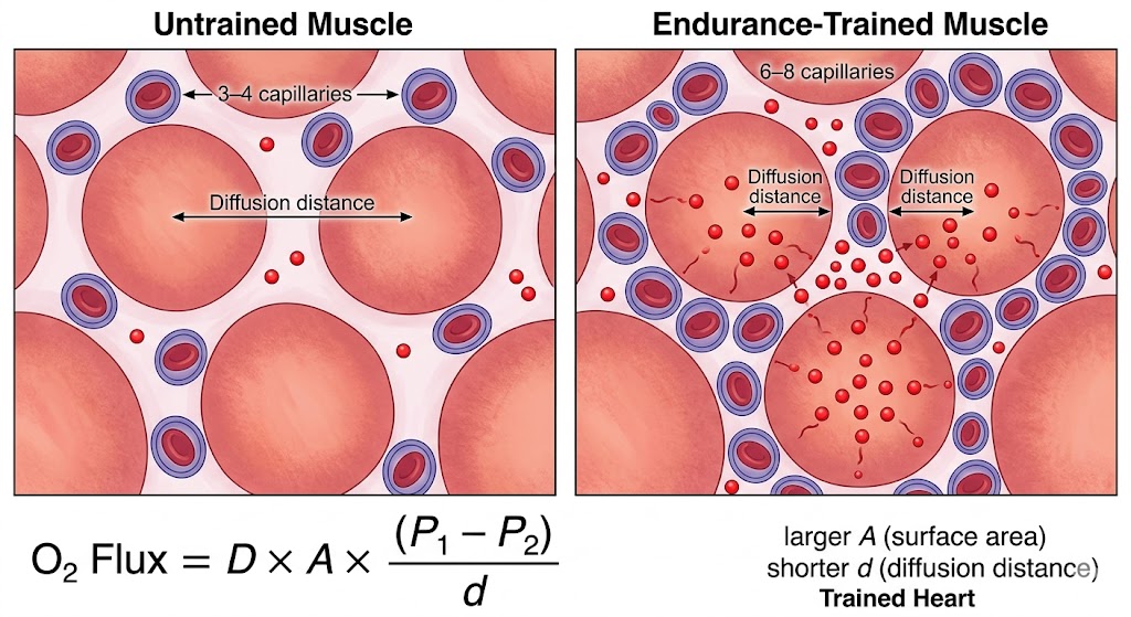 Skeletal Muscle Capillary Density - Trained vs Untrained
