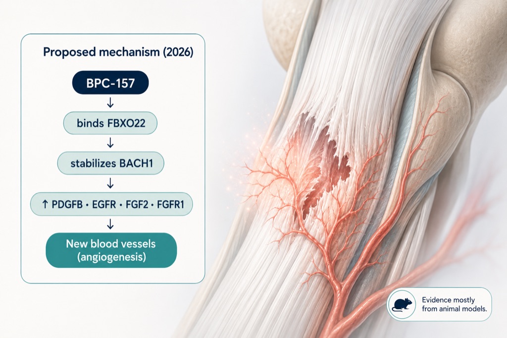 BPC-157 appears to switch on the body's blood-vessel-building machinery