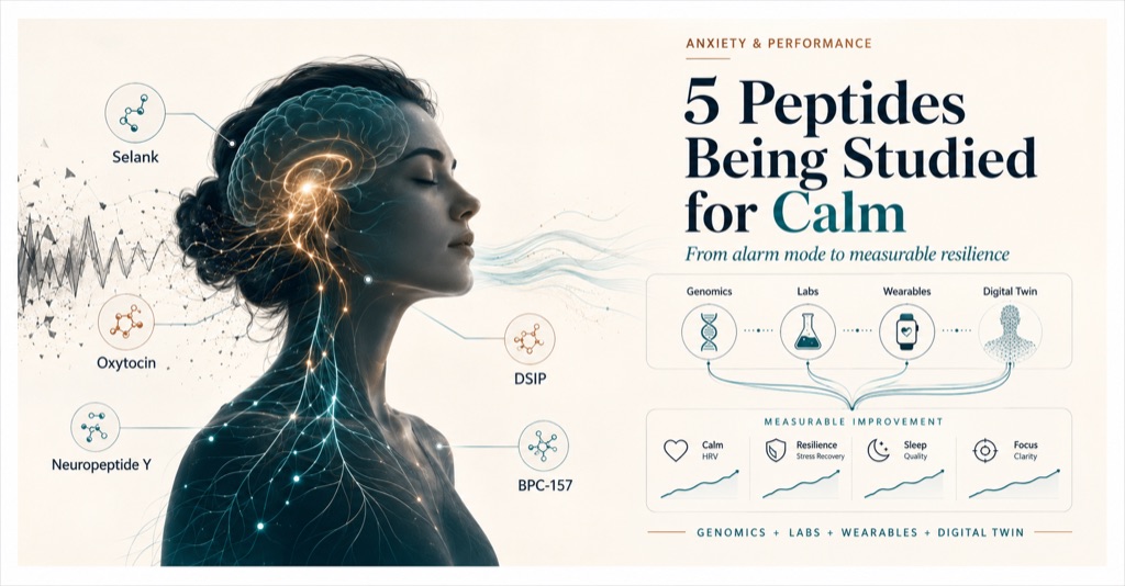 The Molecules of Calm: Five Peptides at the Frontier of Anxiety Science