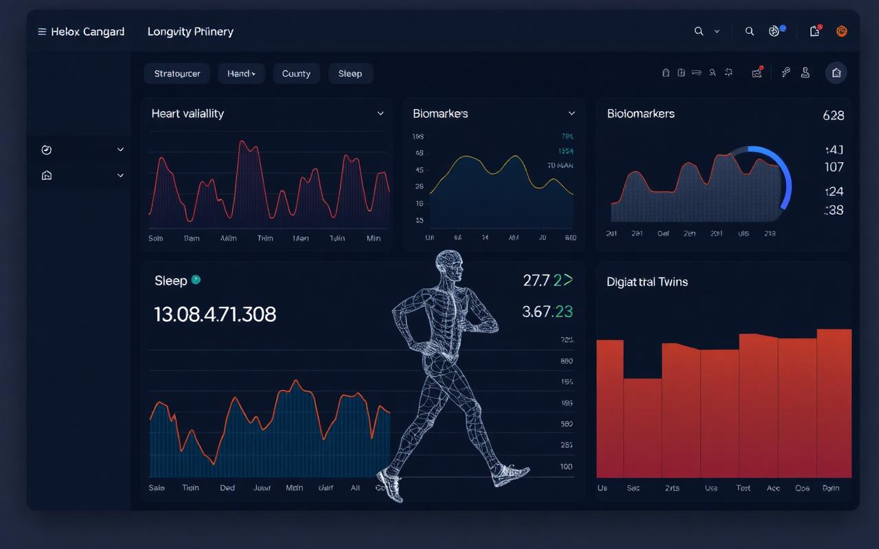 Modern athlete performance and longevity dashboard