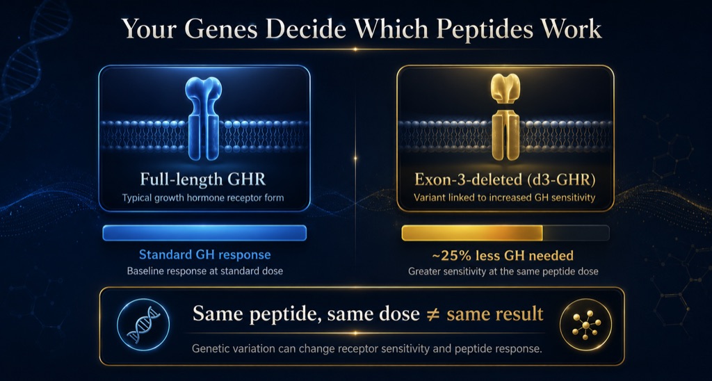 Your genes help decide which peptides work on you
