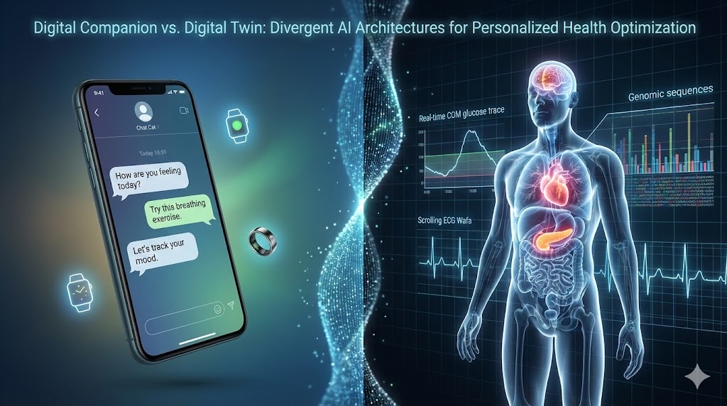 Two paradigms for AI-driven health optimization