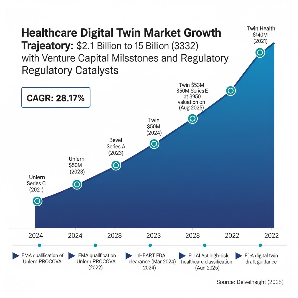 Healthcare digital twin market growth