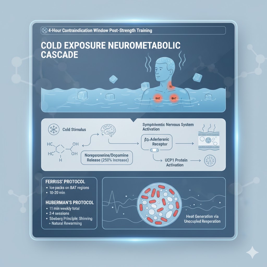 The neurometabolic cascade of cold exposure