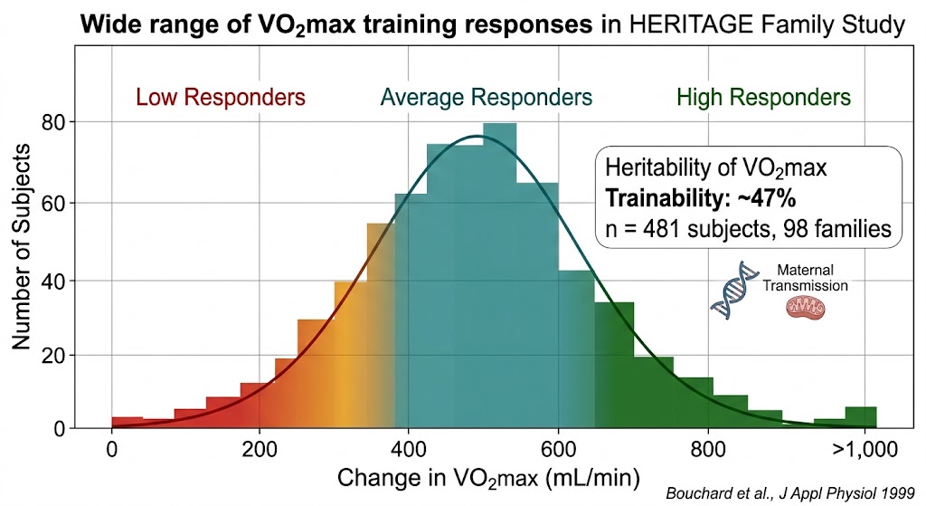 HERITAGE Family Study - VO2max Training Response Variability