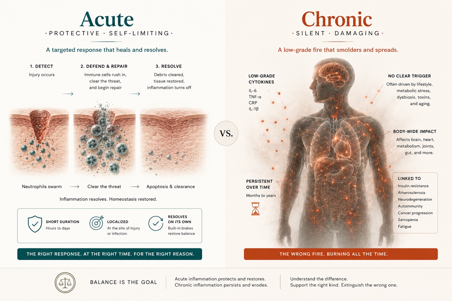The Fire and the Firefighters: How to Actually Lower Inflammation