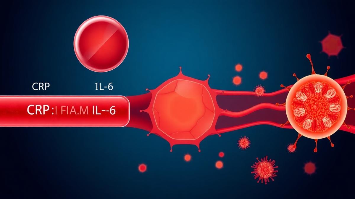 Inflammatory biomarkers and cellular aging — CRP, IL-6, and senescent cells drive the chronic low-grade inflammation known as inflammaging