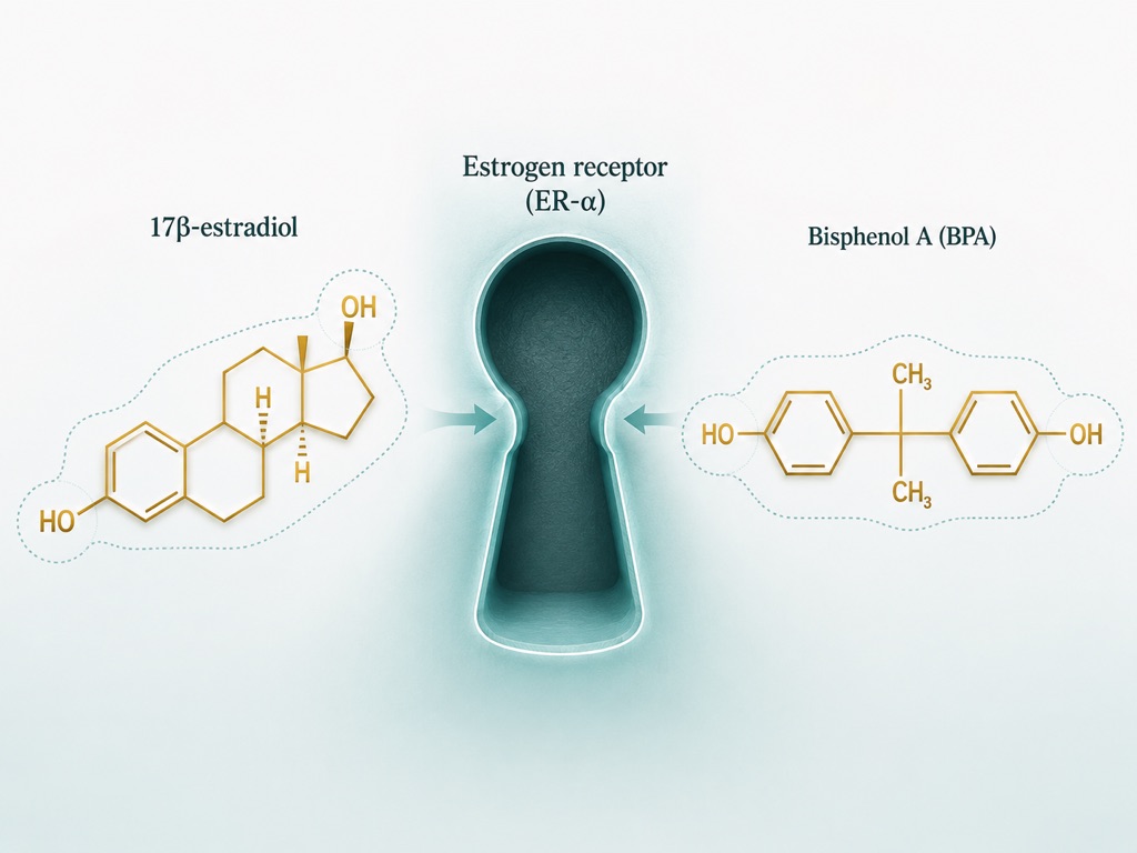 Molecular Mimicry: Why an Estrogen Receptor Can't Tell BPA From Your Own Hormone