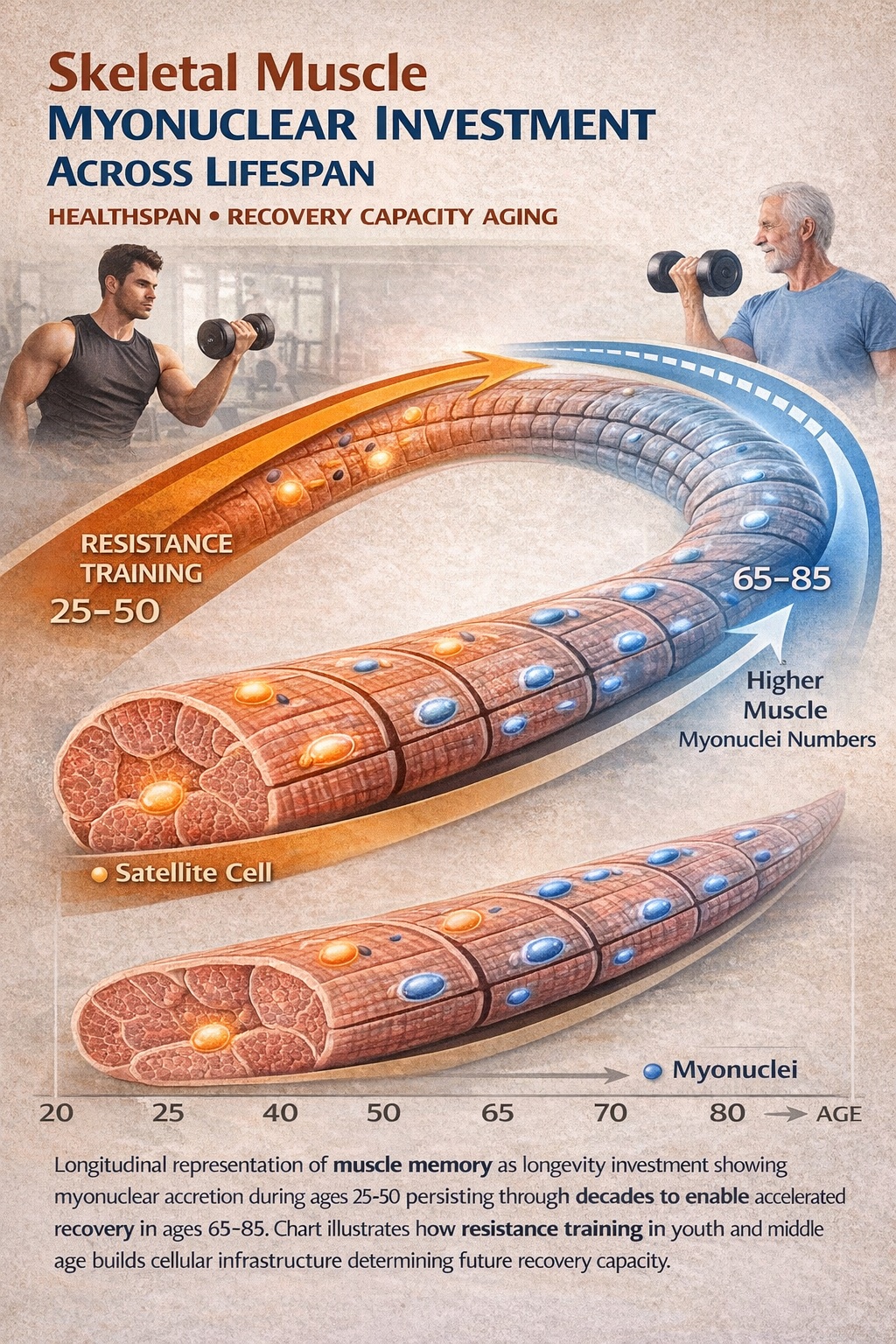 Muscle memory as a longevity investment