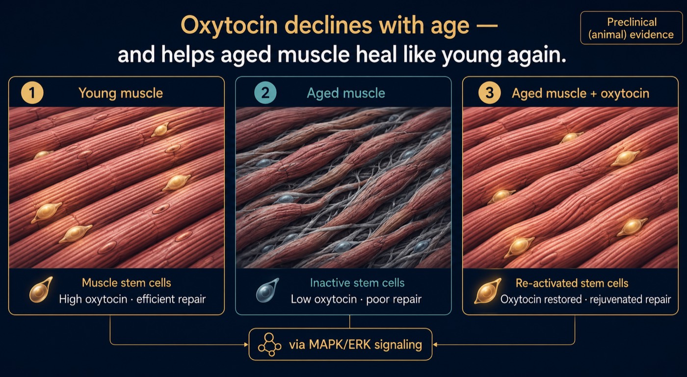 A Repair Signal That Fades With Age