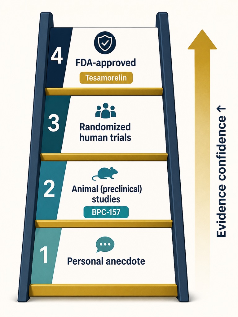 Not all peptides earn the same trust