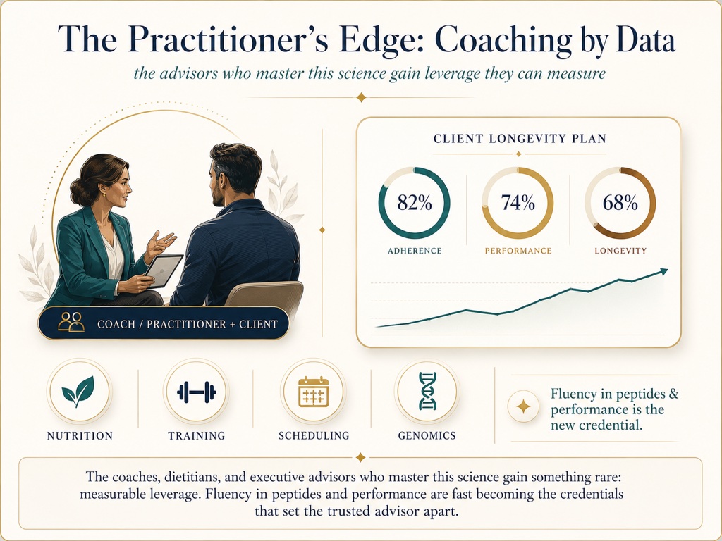 Coaches, dietitians and executive advisors who master this science gain measurable leverage