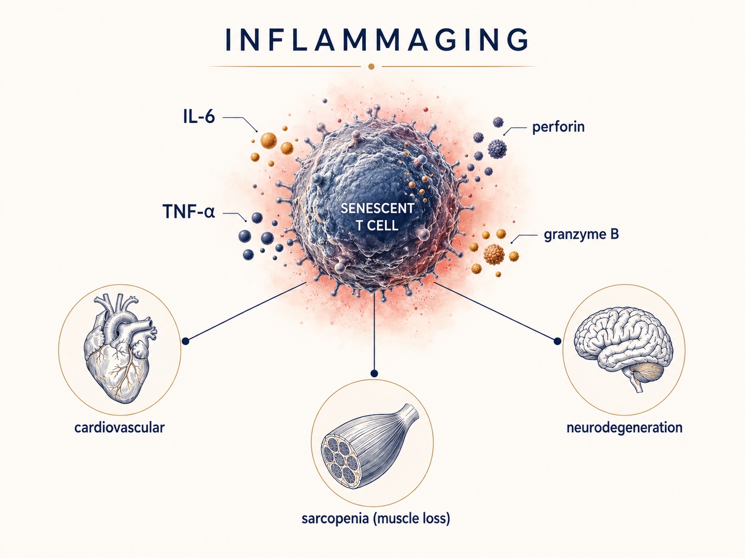 How Senescent T Cells Drive Systemic Inflammation