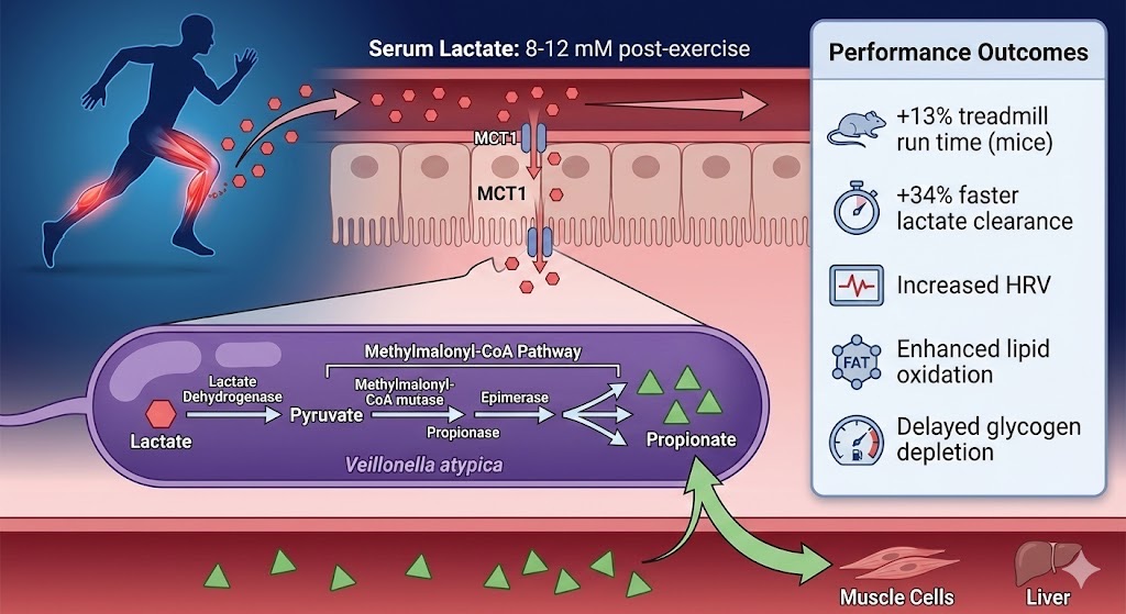 The Veillonella atypica performance pathway