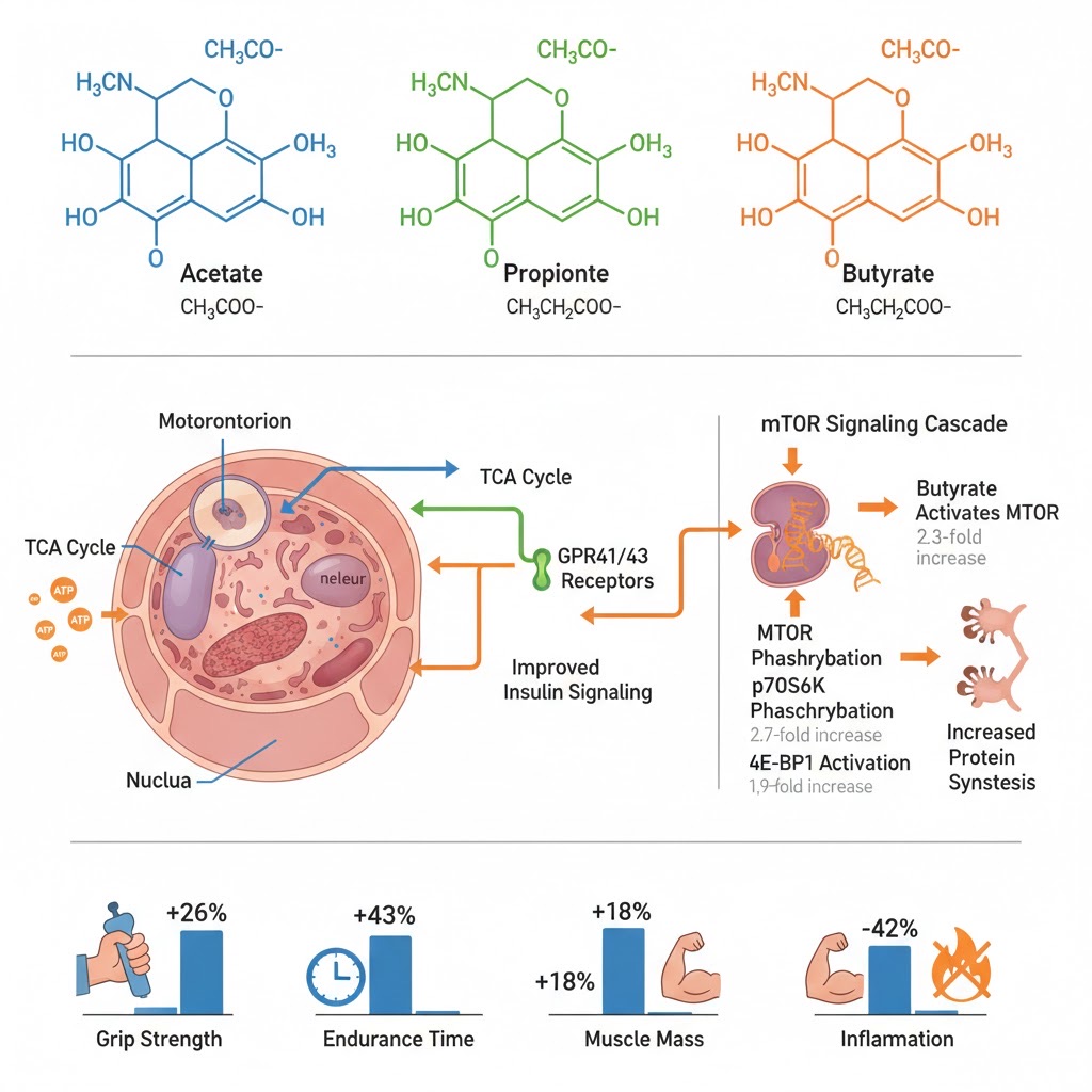 Short-chain fatty acids from gut bacteria