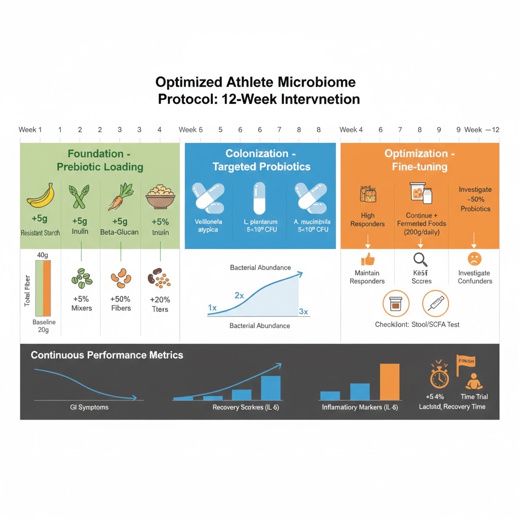 12-week microbiome optimization protocol