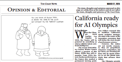 California Ready for AI Olympics